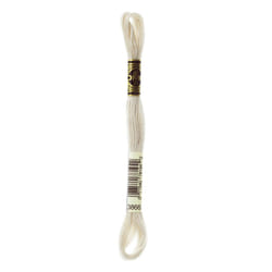 DMC Mouline floss/skein for sewing/embroidery - 8 metres - 3866 - Mocha Brown, Ultra Very Light