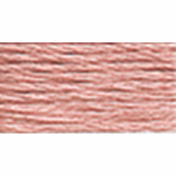 DMC 117-152 Mouline Stranded Cotton Six Strand Embroidery Floss Thread Medium Light Shell Pink 8.7-Yard