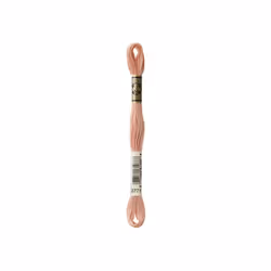 DMC 117-3771 Mouline Stranded Cotton Six Strand Embroidery Floss Thread Light Terra Cotta 8.7-Yard