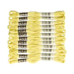 DMC DMC25B #25 Thread Embroidery Thread 12 Bundles #17 Yellow