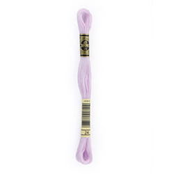 Dmc 6-Strand Embroidery Cotton 8.7Yd-White Lavender