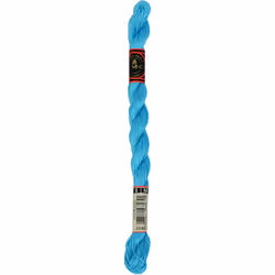 DMC CORPORATION DMC Pearl Cotton Skein Size 5 27.3yd-Light Bright Turquoise Embroidery Accessory  Bule