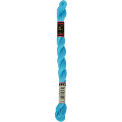 DMC CORPORATION DMC Pearl Cotton Skein Size 5 27.3yd-Light Bright Turquoise Embroidery Accessory  Bule