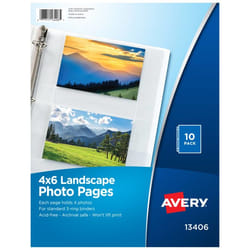 Avery 13406 photo album Transparent 4 sheets