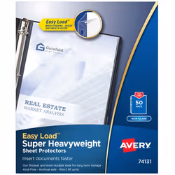 Avery 74131, Transparent, Plastic, 50 pc(s)