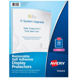 Avery 74404 sheet protector Polypropylene (PP) 10 pc(s)