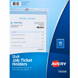 Avery 75009, Transparent, Vinyl, 10 pc(s)