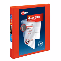 Avery 79170, Round ring, Storage, Red, Red, 275 sheets, 4 pockets