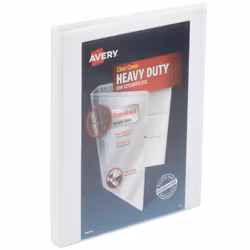 Avery 79767, Round ring, Storage, White, White, Smooth surface, 135 sheets