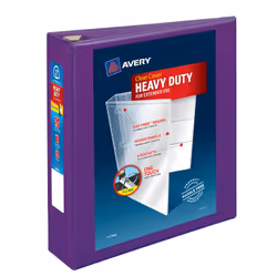 Avery 79777, D-ring, Storage, Purple, Purple, Smooth surface, 500 sheets