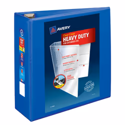 Avery 79814, D-ring, Storage, Blue, Blue, 780 sheets, 4 pockets