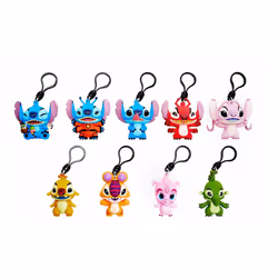 Disney Stitch Series 5 3D Foam Bag clip  1 Random