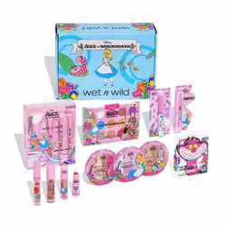 wet n wild Alice in Wonderland PR Box - Makeup Set with Versatile Brushes Buildable & Blendable Palettes Vibrant Colors & ...