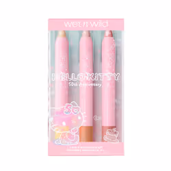 wet n wild Hello Kitty 3-Piece Multi Stick Set, Multi-Functional Versatile Shades, Shimmery Rich Pigmented Cream to Powder Glittery Formula, Cruelty-F