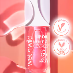 wet n wild Lip Oil - Lightweight  Non-Sticky  Hydrating & Nourishing Formula with 7 Conditioning Oils  Vegan & Cruelty-Free - Rose Quartz