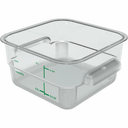 CARLISLE 1195007 food storage container Square 1.89 L Transparent 1 pc(s)