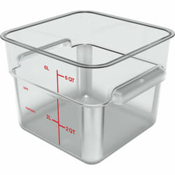 CARLISLE 1195207 food storage container Square 5.68 L Transparent 1 pc(s)