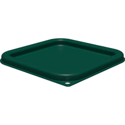 CARLISLE Squares Food Storage Container Lid 2 - 4 qt - Forest Green