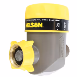 Nelson 856604-1001 Water Mechanical Timer  Yellow  Black