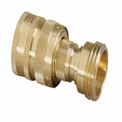 Nelson 50336 Brass Hose Quick Connectors Set  Male and Female
