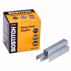 Bostitch Premium Heavy Duty Staples, Staples pack, Fixing, 5000 staples, Carbon steel, Silver, 60 sheets