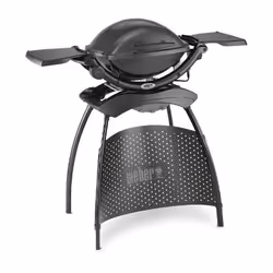 Weber Q 1400, 2200 W, Grill, Electric, Grey, Rectangular, Aluminium, Stainless steel