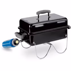 Weber Go-anywhere, Gas, United States, Black, Rectangular, Porcelain, Steel, 210 mm