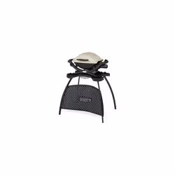 Weber Q1000 Gas Grill Barbeque with Stand | BBQ Grill & Char Griller | Cast Aluminium Lid Cover & Body | Portable Premium Cla ...