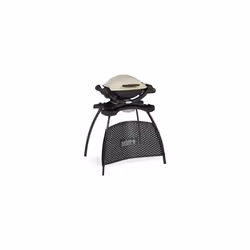 Weber Q1000 Gas Grill Barbeque with Stand | BBQ Grill & Char Griller | Cast Aluminium Lid Cover & Body | Portable Premium Classic Free-Standing
