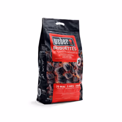 Weber 17591, Charcoal briquettes, 8 kg, 3 h, 20 min, TÜV, 170 mm