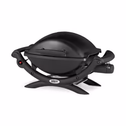 Weber Q1000 Gas Grill Barbeque | Table Top BBQ Grill & Char Griller | Cast Aluminium Lid Cover & Body | for Home or Travel