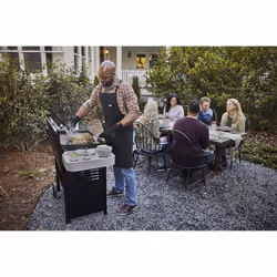 Weber Premium 28  Griddle Cover  3 Burner  Black