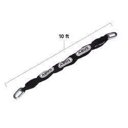 ABUS Hardened Steel 10 Foot x 3/8"" Thick Square Security Chain for Bi