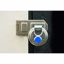 ABUS 140/120 C Weather Stainless Steel Combination Lock  4-3/4 Inch  Silver