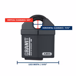 ABUS 37/60 KA Granit Alloy Steel Padlock Keyed Alike  Code 5544653
