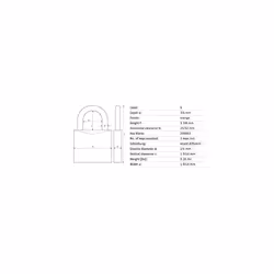 ABUS Orange 72/40HB40 Lockout Tagout Padlock w/ 1.5" Shackle, 12 Pack, Keyed Alike, 12 Padlocks with 24 Keys