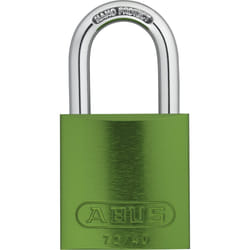 ABUS 72/40 KD Aluminum Safety Padlock Keyed Different Padlock with 1"""" Shackle  Green