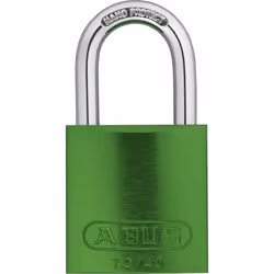 Abus KA 72/40 Aluminum Safety Padlock Keyed Alike 1 Inch Shackle 1 Count Green
