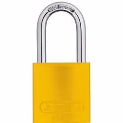 Lockout Padlock KD Yellow 1/4 in. Dia.