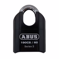 ABUS 190CS/60 High Security Solid Steel Combination Padlock Closed Shackle