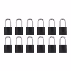 Abus 72HB/40-40 KDx6 19318 Aluminum Padlock 72 Series, Body Width Shackle Diameter: 1/4" Shackle Clearance: 1 17/32", Black-1 ...