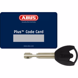 ABUS Diskus 20/80 Heavy Duty Stainless Steel Disk Padlock - Rustproof Circle Storage Lock with 7/16"""" Shackle - Made in Germany - Keyed Different