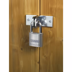 ABUS 80TI/40 Titalium Aluminum Alloy Padlock Keyed Different- Long Nan