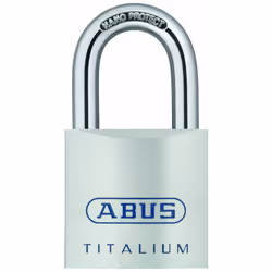 ABUS 80TI/50 KD Titalium Aluminum Alloy Padlock Keyed Different