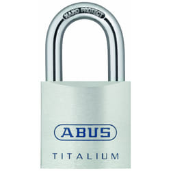 ABUS 80TI/50 KD Titalium Aluminum Alloy Padlock Keyed Different