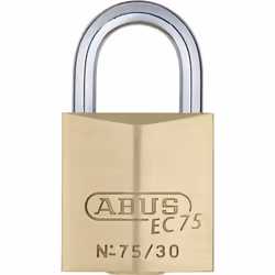 ABUS 75/30 Brass Padlock Keyed Different