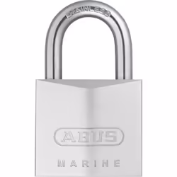 ABUS 75IB/40 Marine Grade Chrome Plated Brass Padlock Stainless Steel Shackle Keyed Different