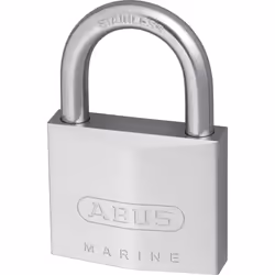 ABUS 75IB/50 KD Marine Grade Chrome Plated Brass Padlock Stainless Steel Shackle Keyed Different