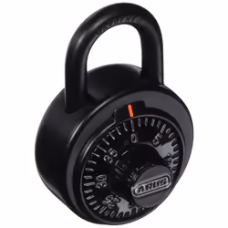 ABUS 78/50 KC 2-Inch Locker Dial Combination Padlock  Black