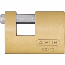 ABUS 82/70 Monoblock Brass Padlock Keyed Different